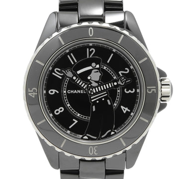 Top Quality Chanel J12 Rapunzel 38mm H7609 SSCE AT Black