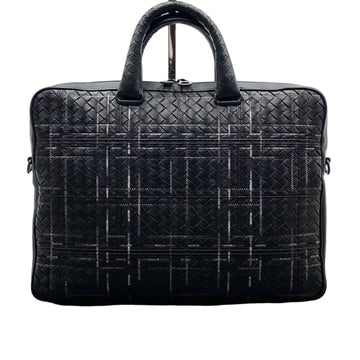 B V  - Atlas Intrecciato Leather Briefcase