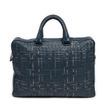 B V  - Atlas Intrecciato Leather Briefcase