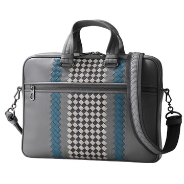 B V  - Briefcase Men's Intrecciato Leather Business Bag