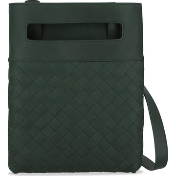 B V  - Intrecciato Leather Crossbody Bag