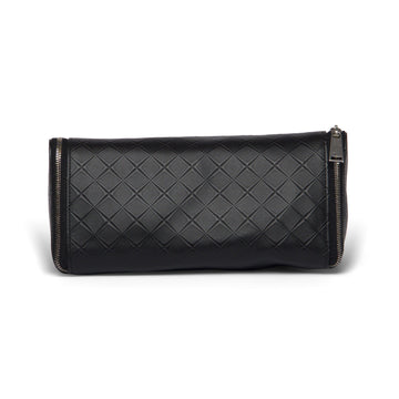 B V  - Leather Black Clutch