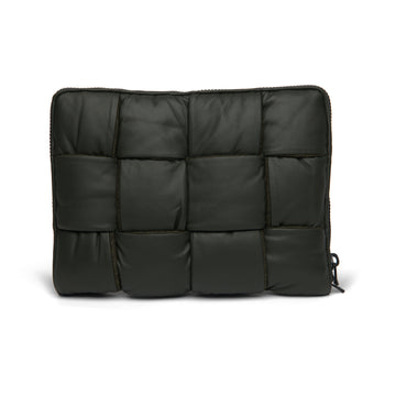 B V  - Men's Leather Padded Maxi Intrecciato Laptop Case