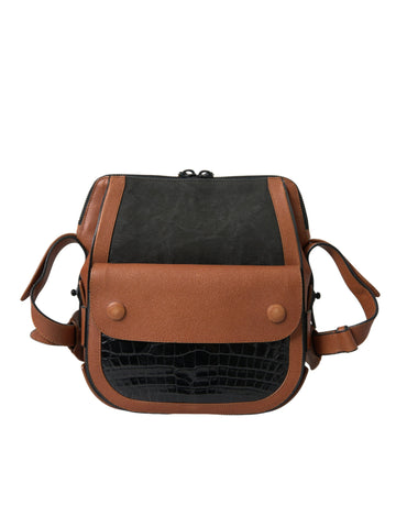 Blnciaga Elegant Crocodile Leather Crossbody Women's Bag