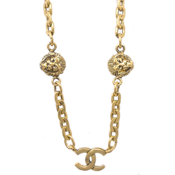 Top Quality Chanel Lion Gold Chain Pendant Necklace