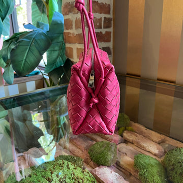 B-VENETA Small Luxe Carryop Pink Crossbody