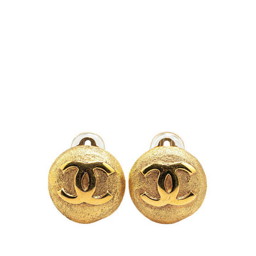 Top Quality Chanel   Coco Mark Round Earrings