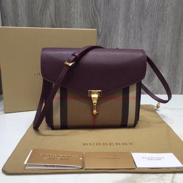 B-Berry - Luxe Carry  Small  Check And Crossbody Bag Purple For Women, Bags 9in/24Luxe Carry