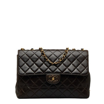 Top Quality Chanel Decamatrasse 30 Cocomark ingle Flap Chain Shoulder Bag Black   CHANEL