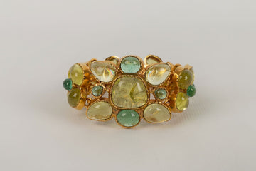 Bracelet en p?¢te de verre Chanel
