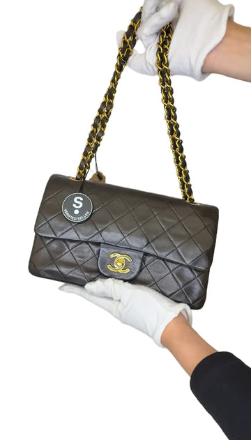 Top Quality Chanel  - 1994-1996 matelasse chain shoulder bag - women - Lambskin - One Size - Black B4-17