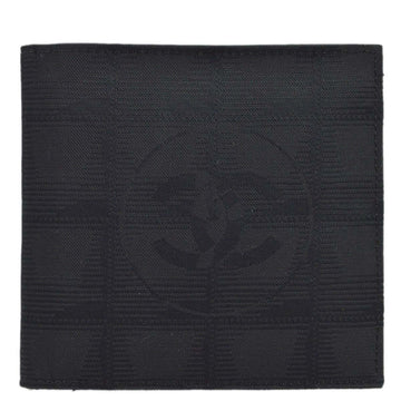 Top Quality Chanel 2000-2001 Black New Travel Line Bifold Wallet