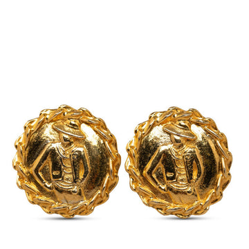 Top Quality Chanel Mademoiselle Round Earring G   Chanel
