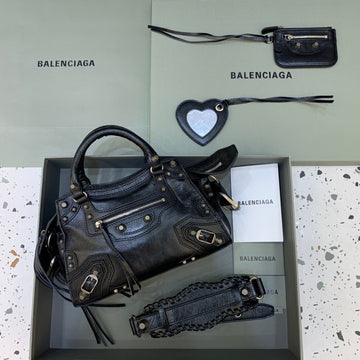 BLN-Ciaga Neo Cagole XS Handbag In Black, For Women,  Bags 10.2in/26Luxe Carry 700940210B01000