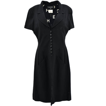 Top Quality Chanel Spring 1997 flared button-up dress #40