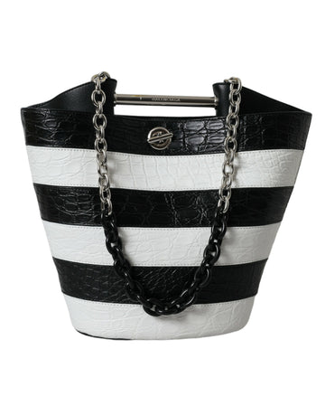 Blnciaga Chic Crocodile Leather Maxi Bucket Women's Bag