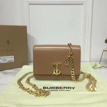 B-Berry - Luxe Carry  Tb Chain Belt Bag Light Brown For Women, Bags 6.6in/17Luxe Carry