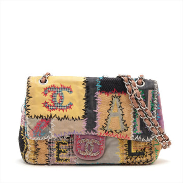 Top Quality Chanel Flap Denim Patchwork Bag Multicolor