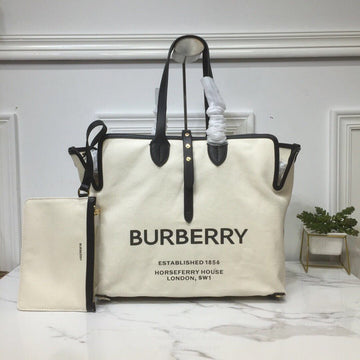 B-Berry - Luxe Carry  The Large Soft Cotton Canvas Belt Bag Black For Women, Women’s Bags 16.5in/42Luxe Carry