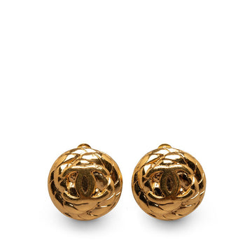 Top Quality Chanel   Coco Rope Motif Earrings Gold