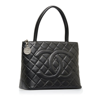 Black Top Quality Chanel Medallion Tote