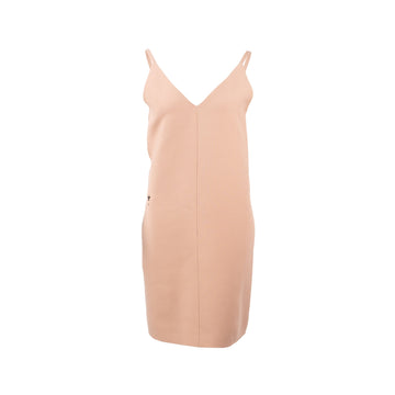 Top quality Dior Size 38 CD and Bee Classic Dress Wool/Silk Light Pink