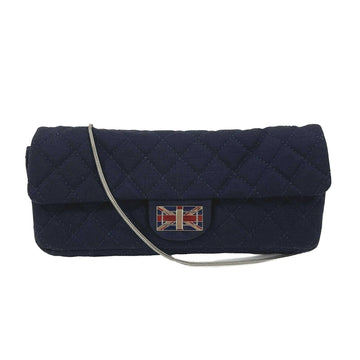 Top Quality Chanel - 2008 Paris London Union Jack - Navy Blue New Clutch / Shoulder Bag
