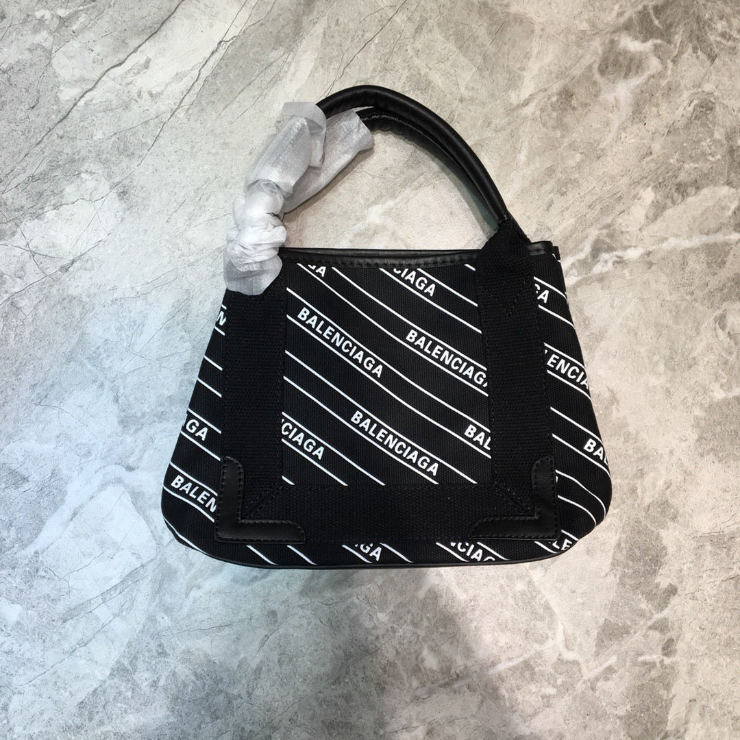 BLN-Ciaga Navy XS Tote Bag In Black, For Women,  Bags 12.6in/32Luxe Carry