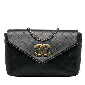 Top Quality Chanel Deca-Coco Chain houlder Bag Black Gold Leather Lady Chanel