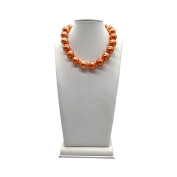 Top Quality Chanel bag Peach Synthetic Pearl Necklace