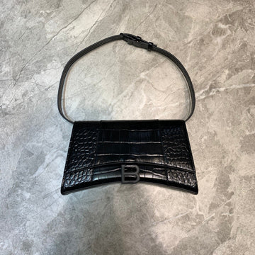 BLN-Ciaga Hourglass Handbag In Black, For Women,  Bags 9.8in/25Luxe Carry