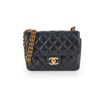 Top Quality Chanel Seasonal Square Flap Lambskin Black