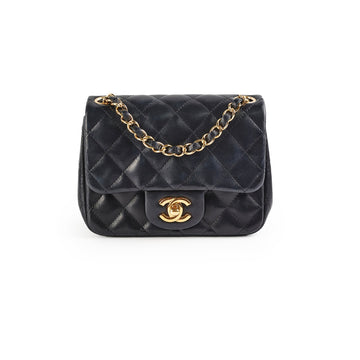 Top Quality Chanel Mini Square Flap Black