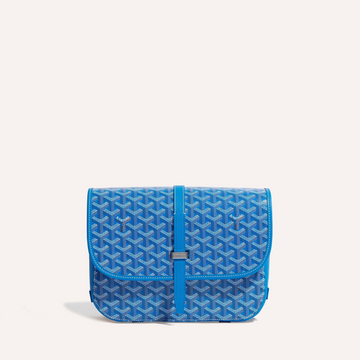 BELVEDERE MM BAG 28CM SKY BLUE CANVAS Luxe Carry Bags