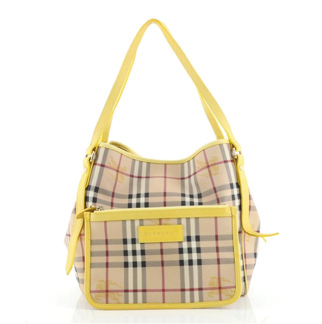 B-BERY CANTERBURY HAYMARKET CHECK SMALL TOTE BAG