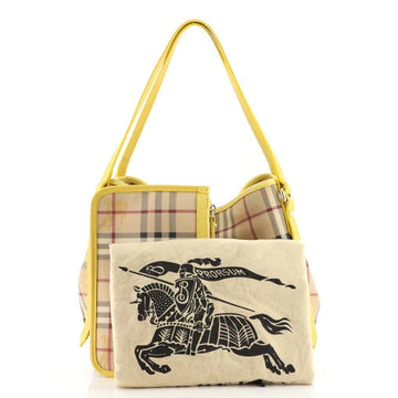 B-BERY CANTERBURY HAYMARKET CHECK SMALL TOTE BAG