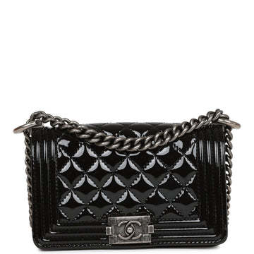 Top Quality Chanel Success Story Black Lambskin Trunk Set of 4 Mini Bags