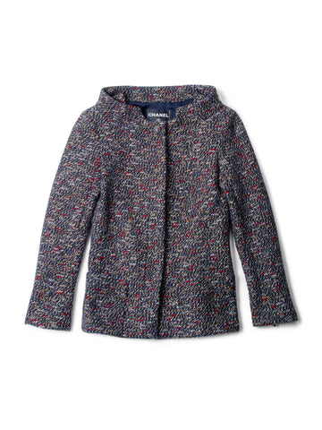 Top Quality Chanel CC Logo Fantasy Tweed Regal Fitted Jacket Brown