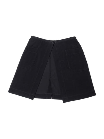 Top Quality Chanel CC Logo Swimming Suit Cover Wrap Skirt Black