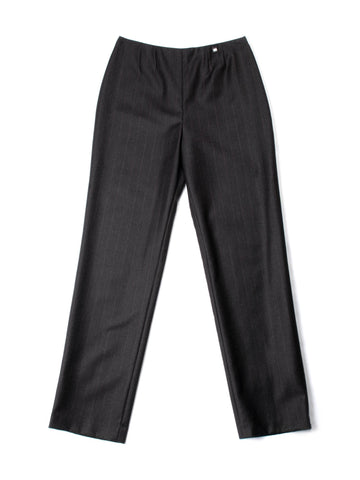 Top Quality Chanel CC Logo Wool Cashmere High Waisted Pants Brown
