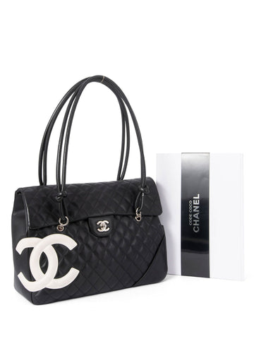 Top Quality Chanel Quilted Leather Jumbo Flap Bag Black