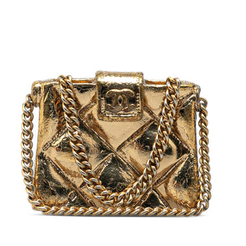 Top Quality Chanel CC Quilted Flap Bag Brooch (SHG-IiuY9h)