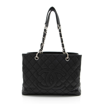 Top Quality Chanel Caviar Leather Grand Shopping Tote (SHF-7NDD2a)