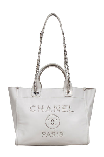 Top Quality Chanel -  Cream Medium Deauville Tote