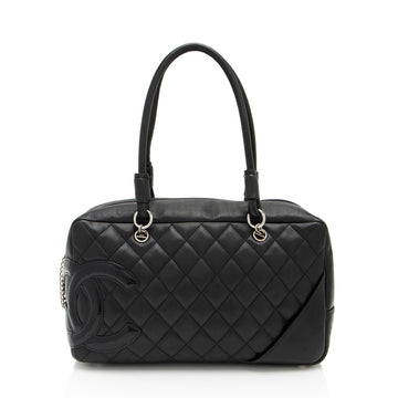 Top Quality Chanel Lambskin Ligne Cambon Shopper Shoulder Bag (SHF-MaOmWR)
