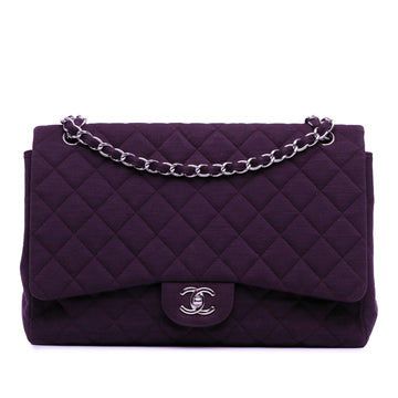Top Quality Chanel Maxi Classic Jersey Single Flap (SHG-0jPdOf)
