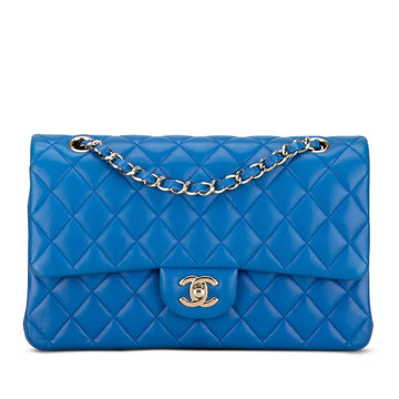 Top Quality Chanel Medium Classic Lambskin Double Flap (SHG-hXM4fF)