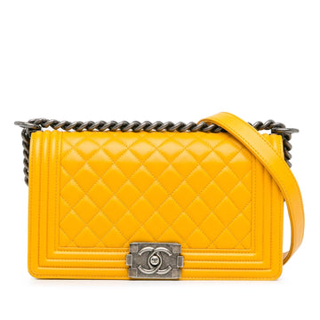 Top Quality Chanel Medium Lambskin Boy Flap (SHG-uTIxdw)