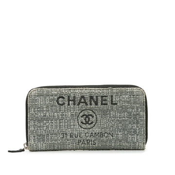 Top Quality Chanel Tweed Deauville Continental Wallet (SHG-KXyV9k)