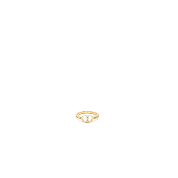 Top quality Dior size L CD ring gold tone